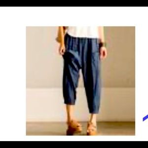 Buykud loose stripe pants m/l